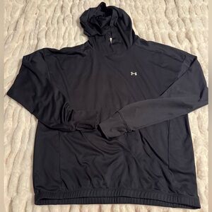 Under Armour Black Pullover Hoodie with Logo